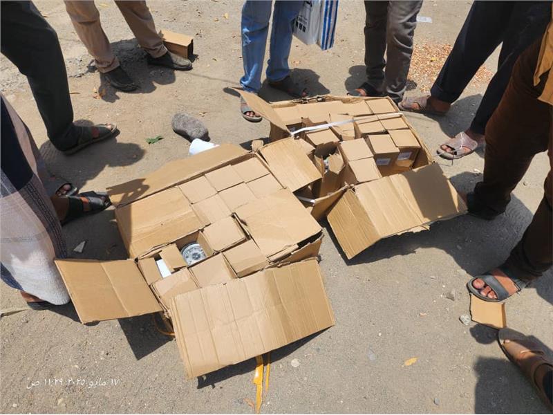 إتلاف كمية من فلترات الزيت الخاصة بالشاحنات ممنوع إستيرادها